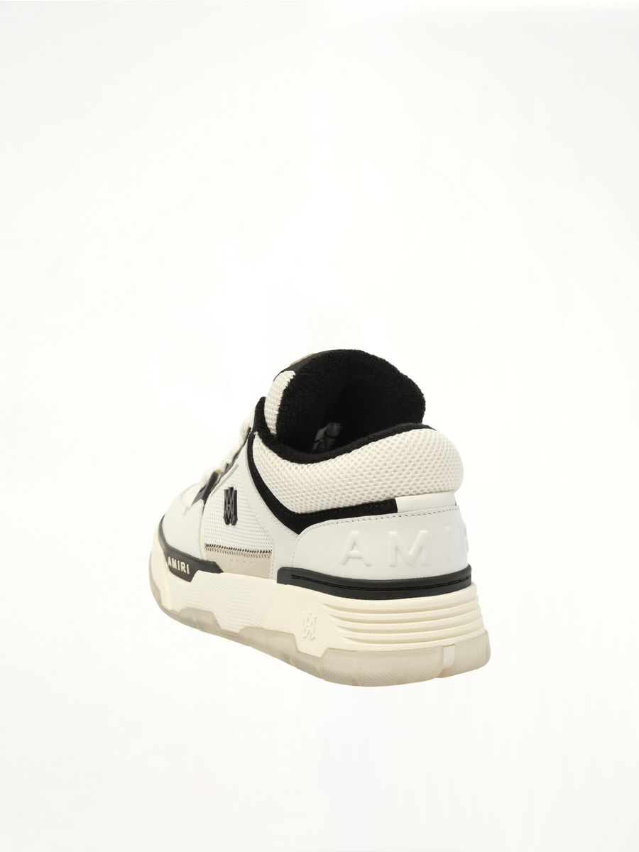 MA-1 Sneaker in White/Black Back View | AMIRI