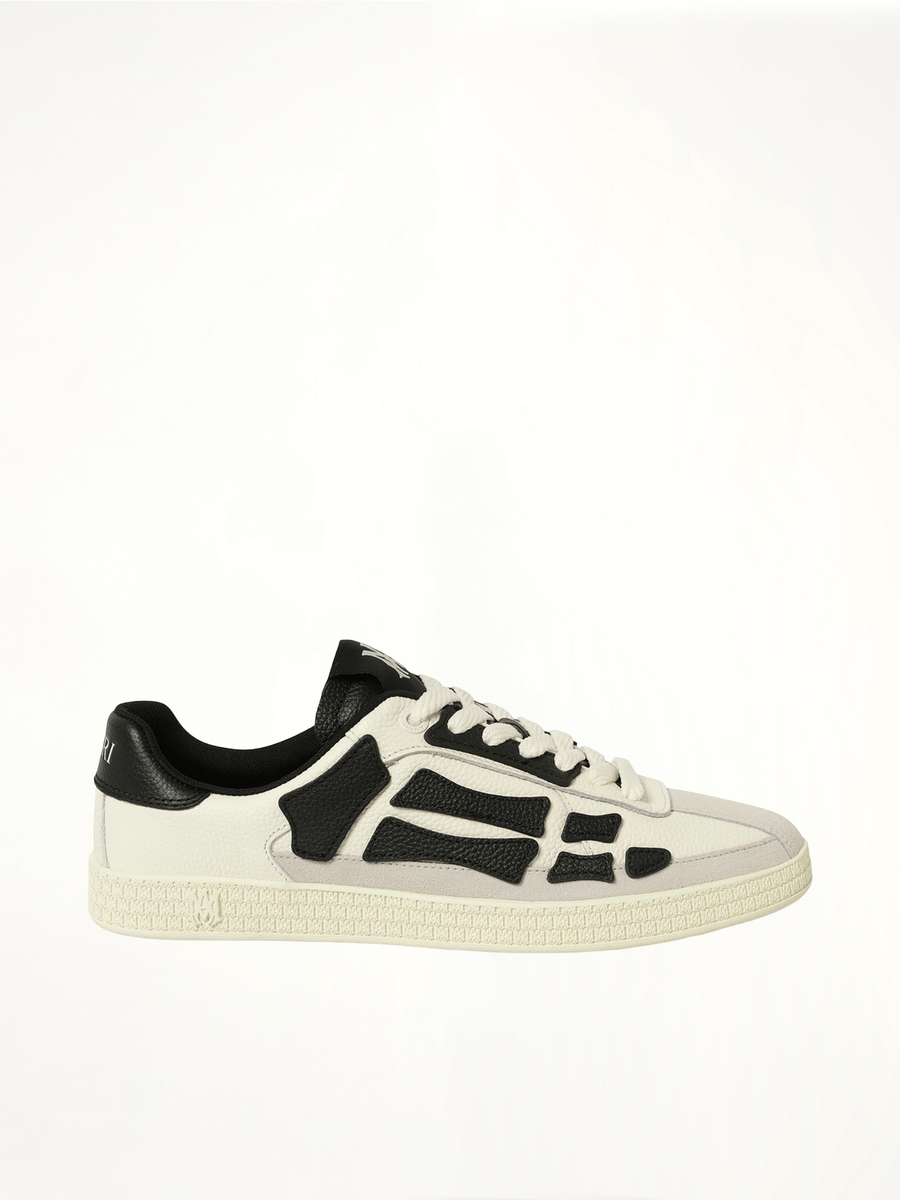 Pacific Bones Sneaker in Black Side View | AMIRI