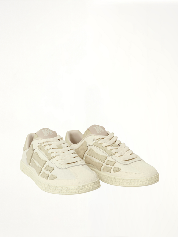 Pacific Bones Sneaker in Birch Front View | AMIRI