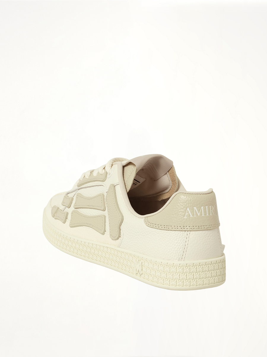 Pacific Bones Sneaker in Birch Back View | AMIRI