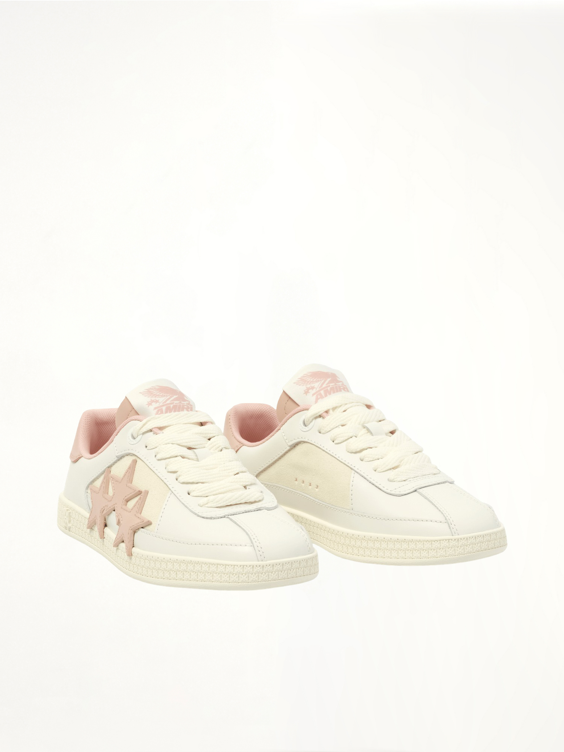 Pacific Sneaker in Pale Peach Front View | AMIRI
