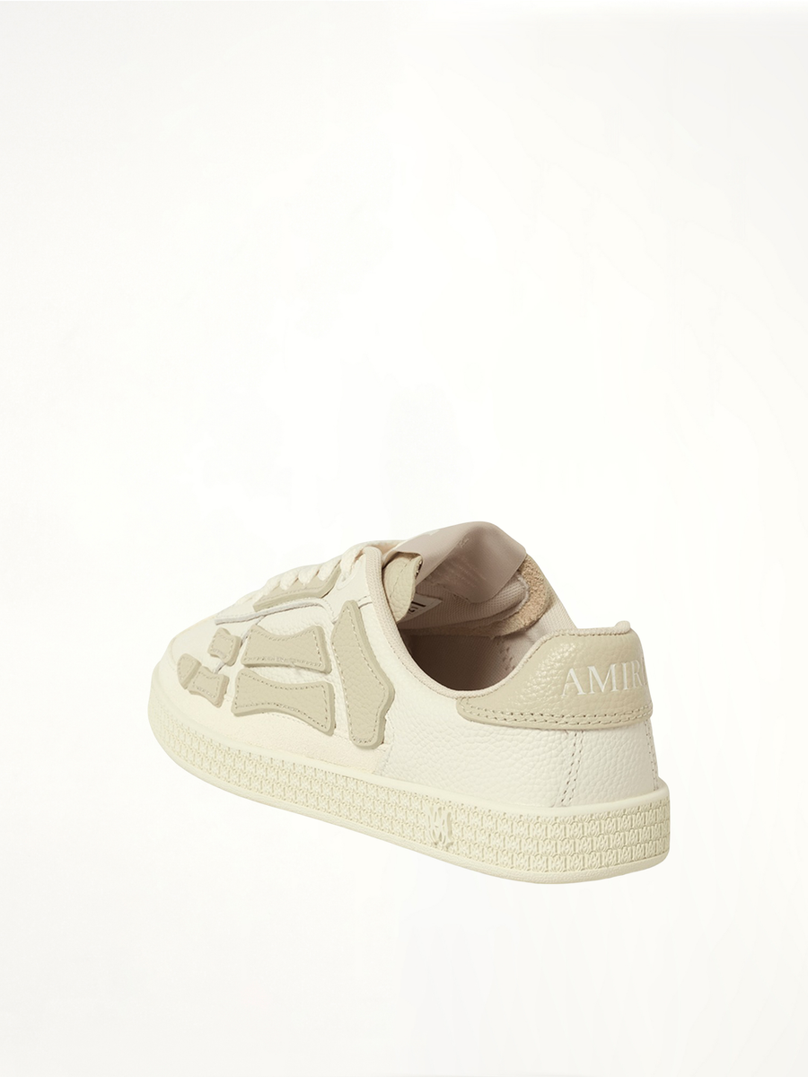 Pacific Bones Sneaker in Birch Back View | AMIRI