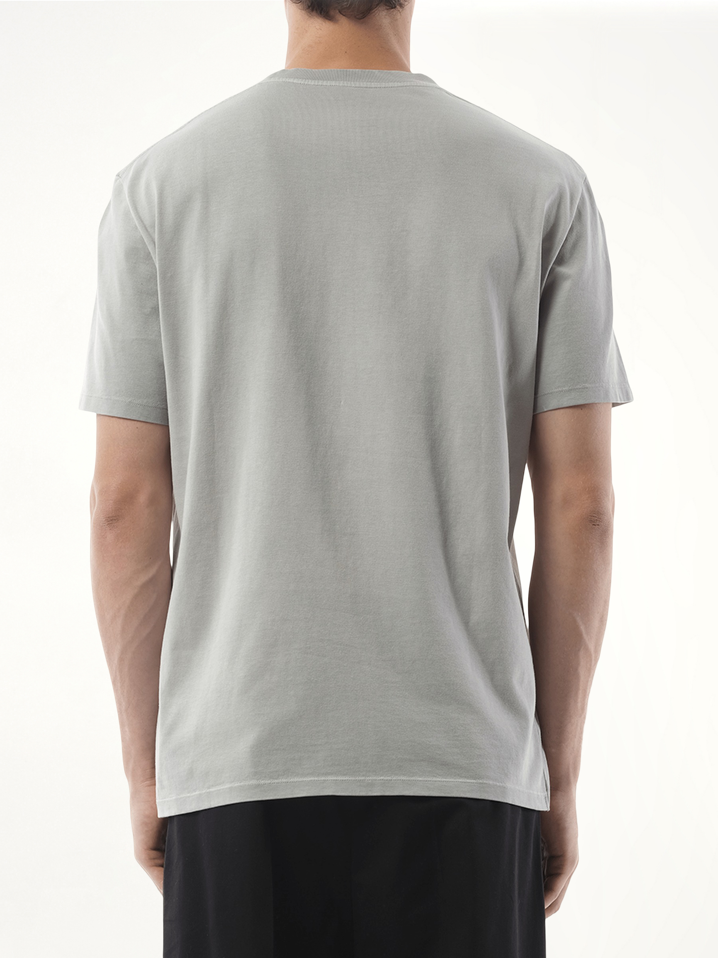 Faded Anagram T-Shirt in Light Grey