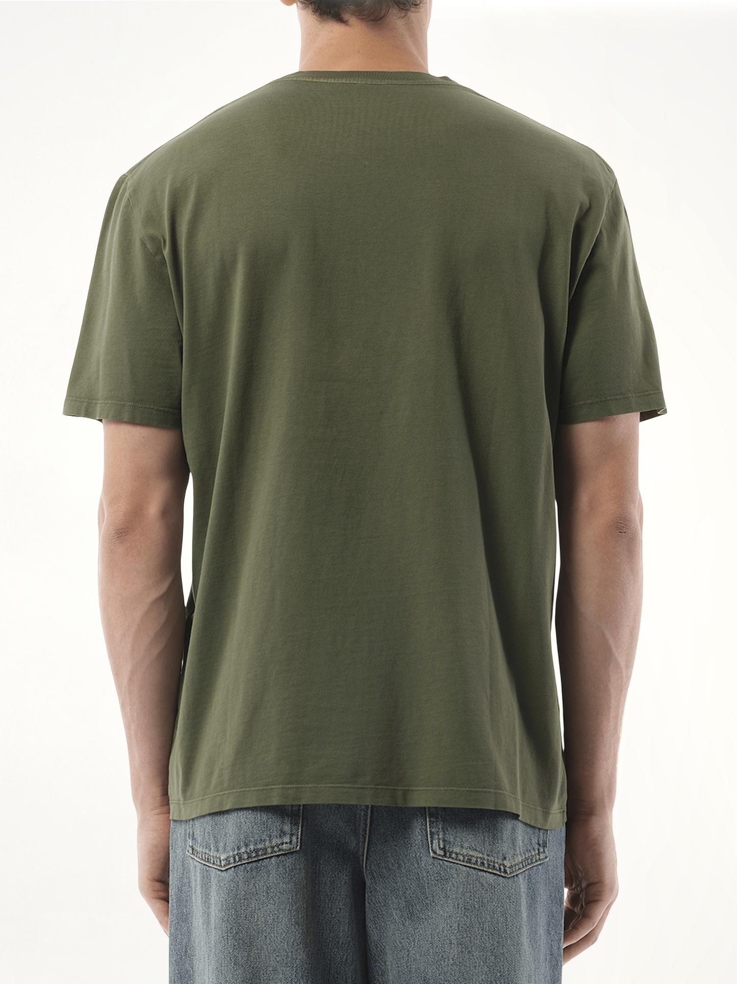 Faded Anagram T-Shirt in Khaki Green