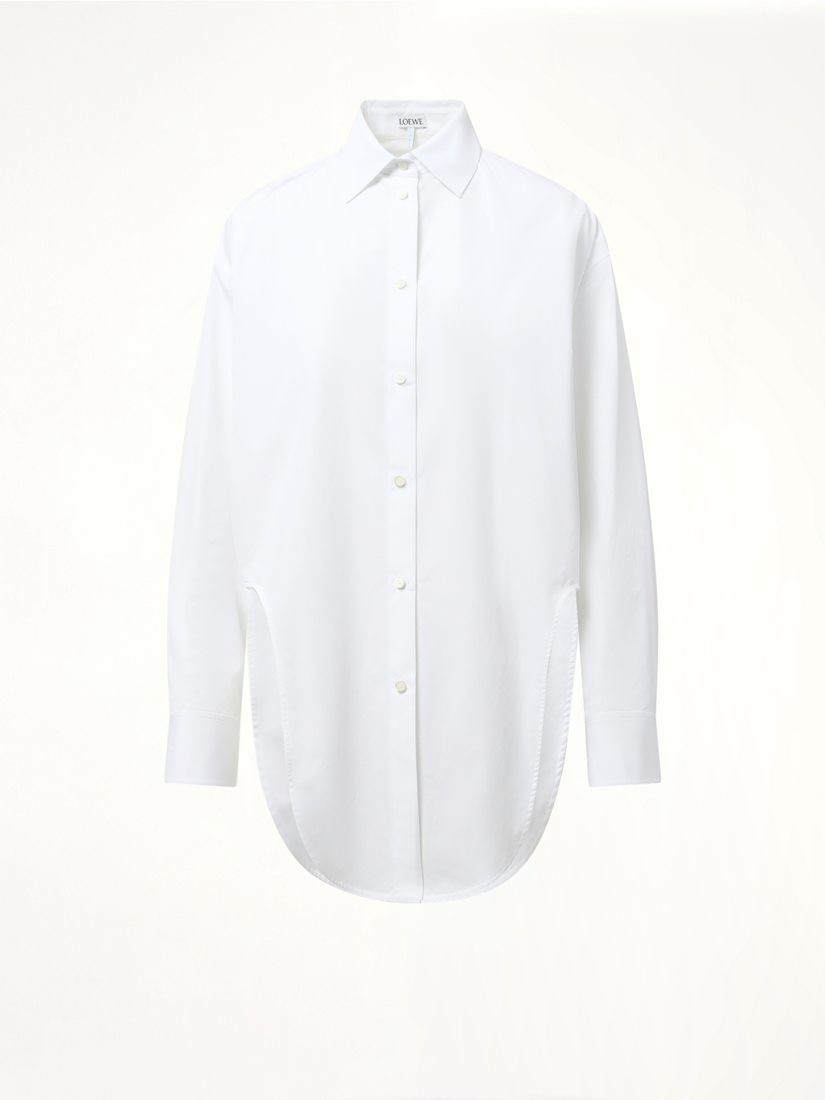 Cut-out Shirt in White