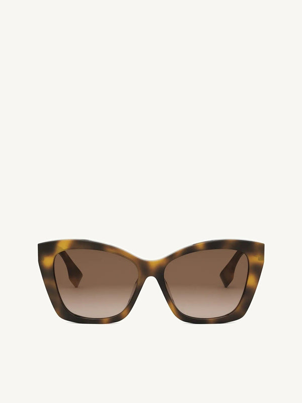 Fendi FE40151F 5753F Acetate Sunglasses in Tortoise/Gold