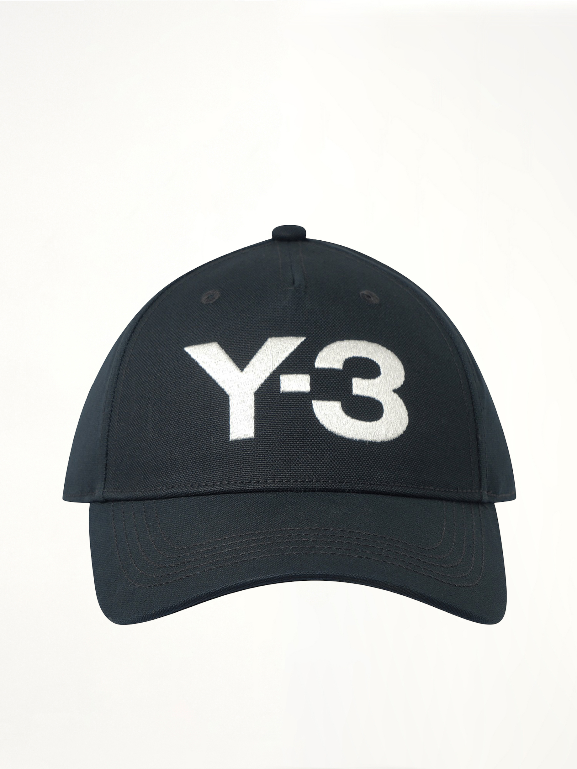 Y-3 심플 로고 모자 블랙 색상