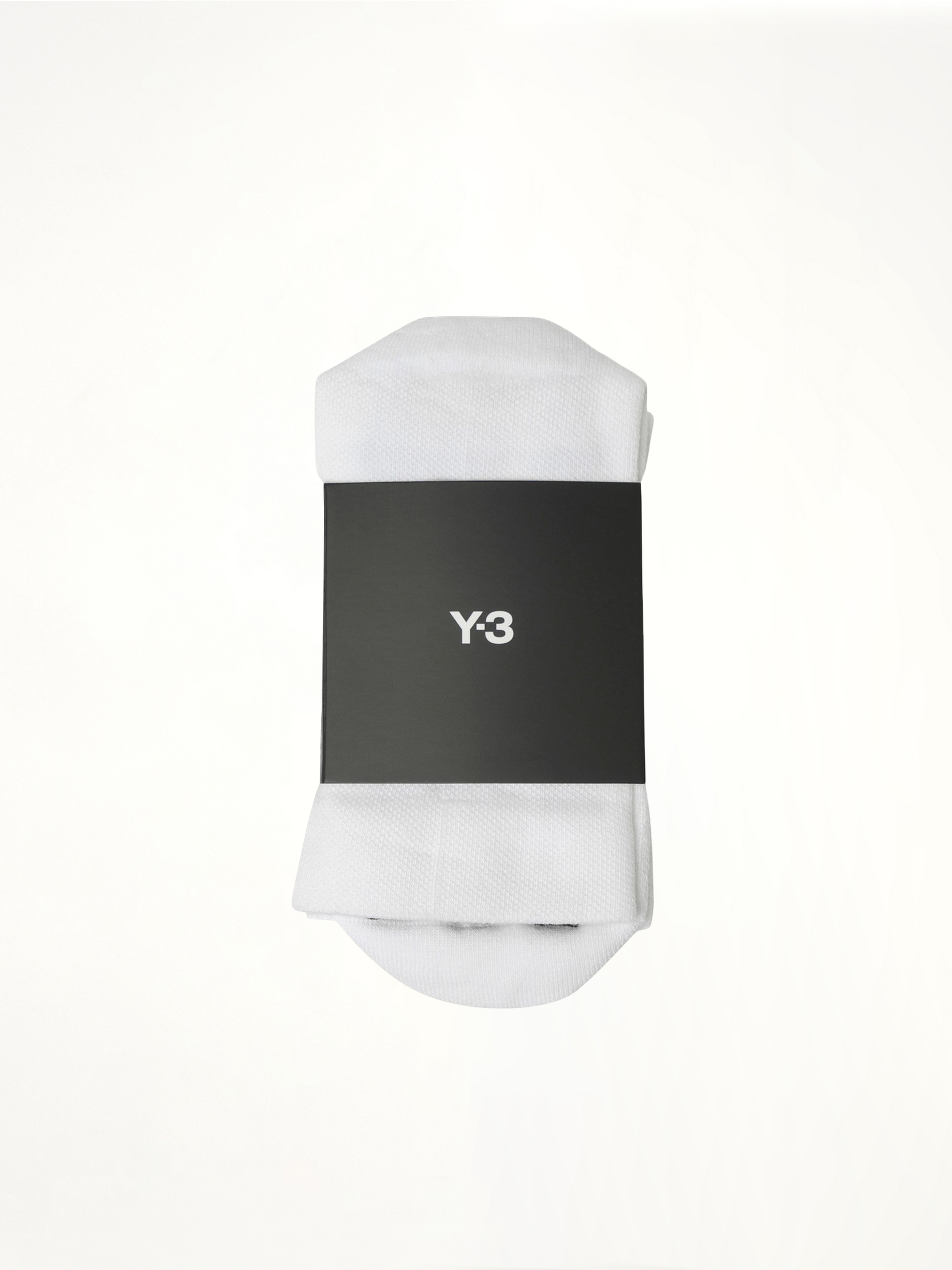 Y-3 Stripe Socks in White
