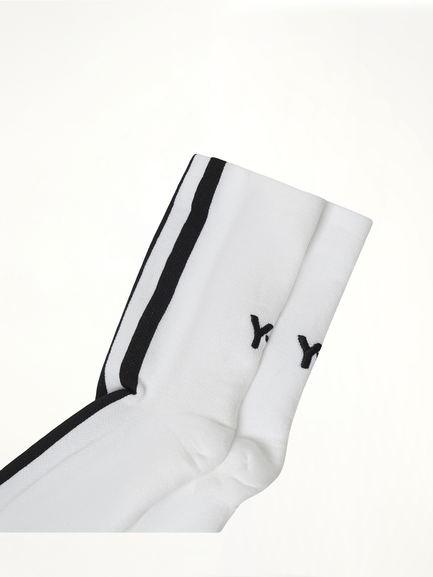 Y-3 Stripe Socks in White