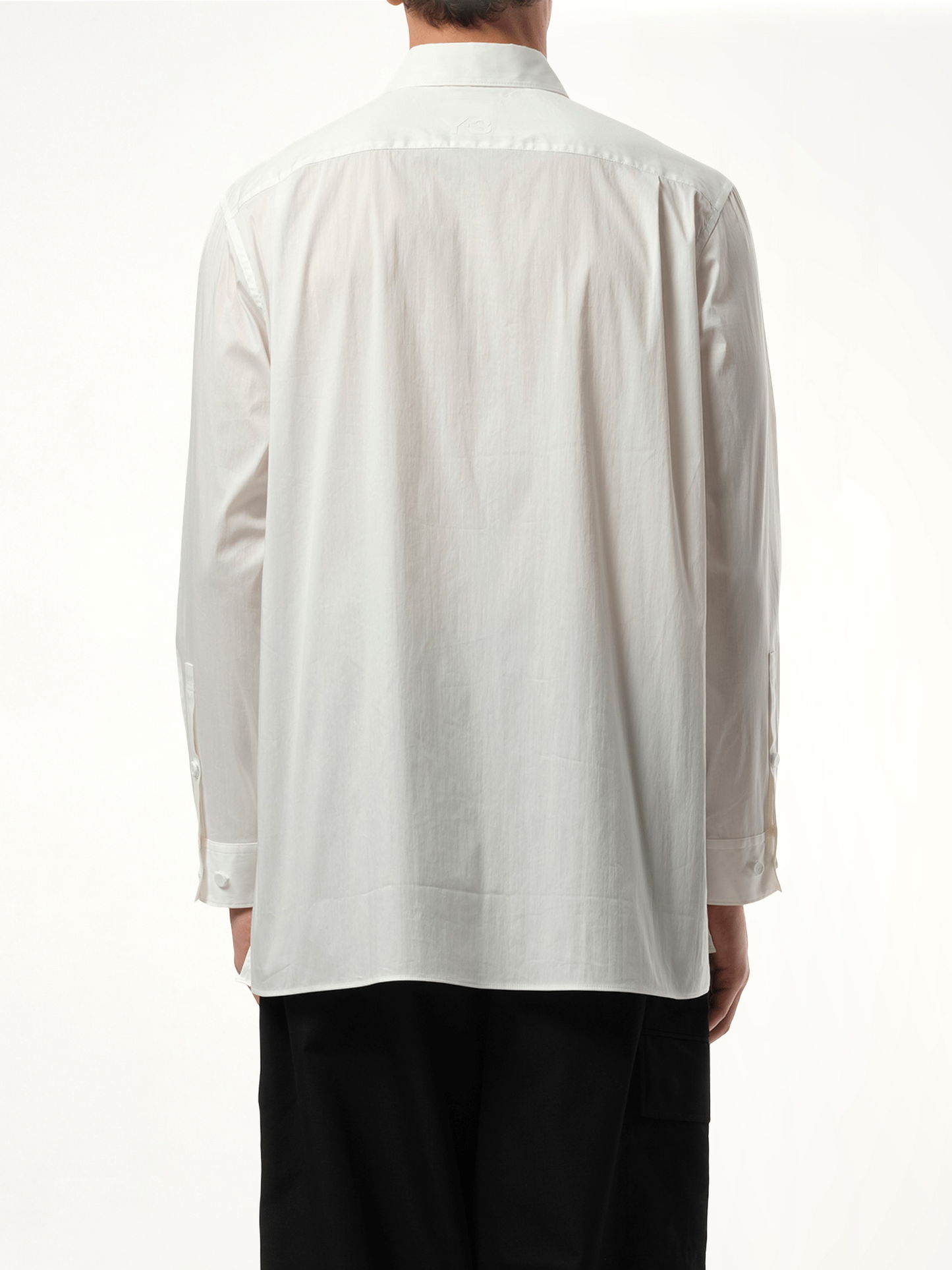 Pleat Pocket Shirt in White