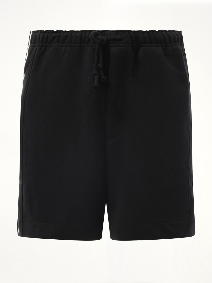 Football Cutout Shorts in Black