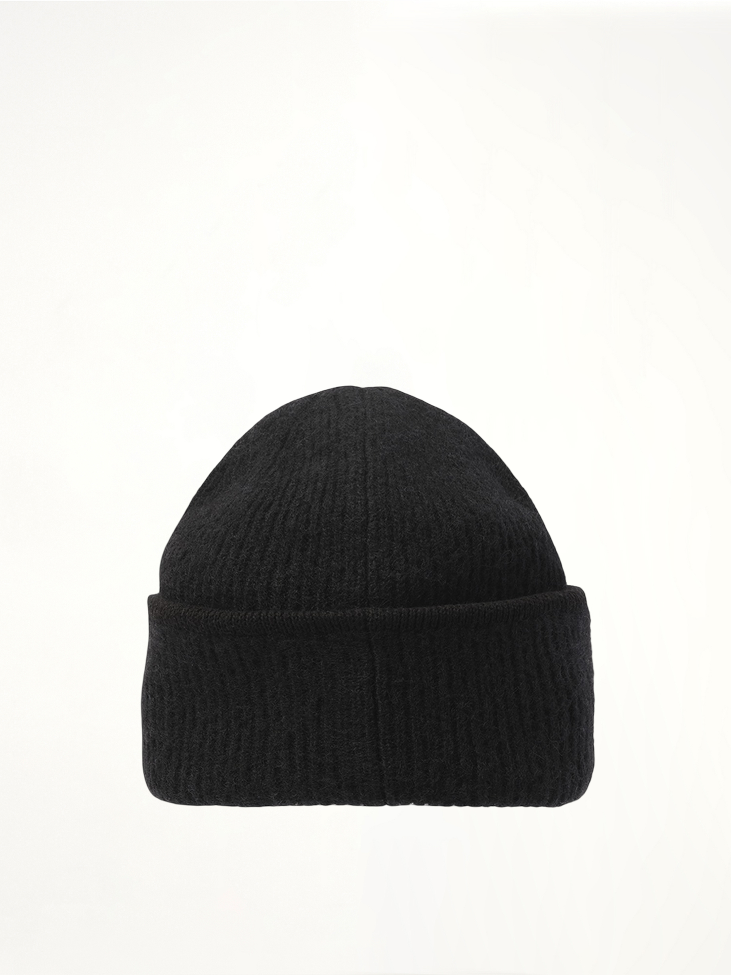 Gros Grain Beanie in Black