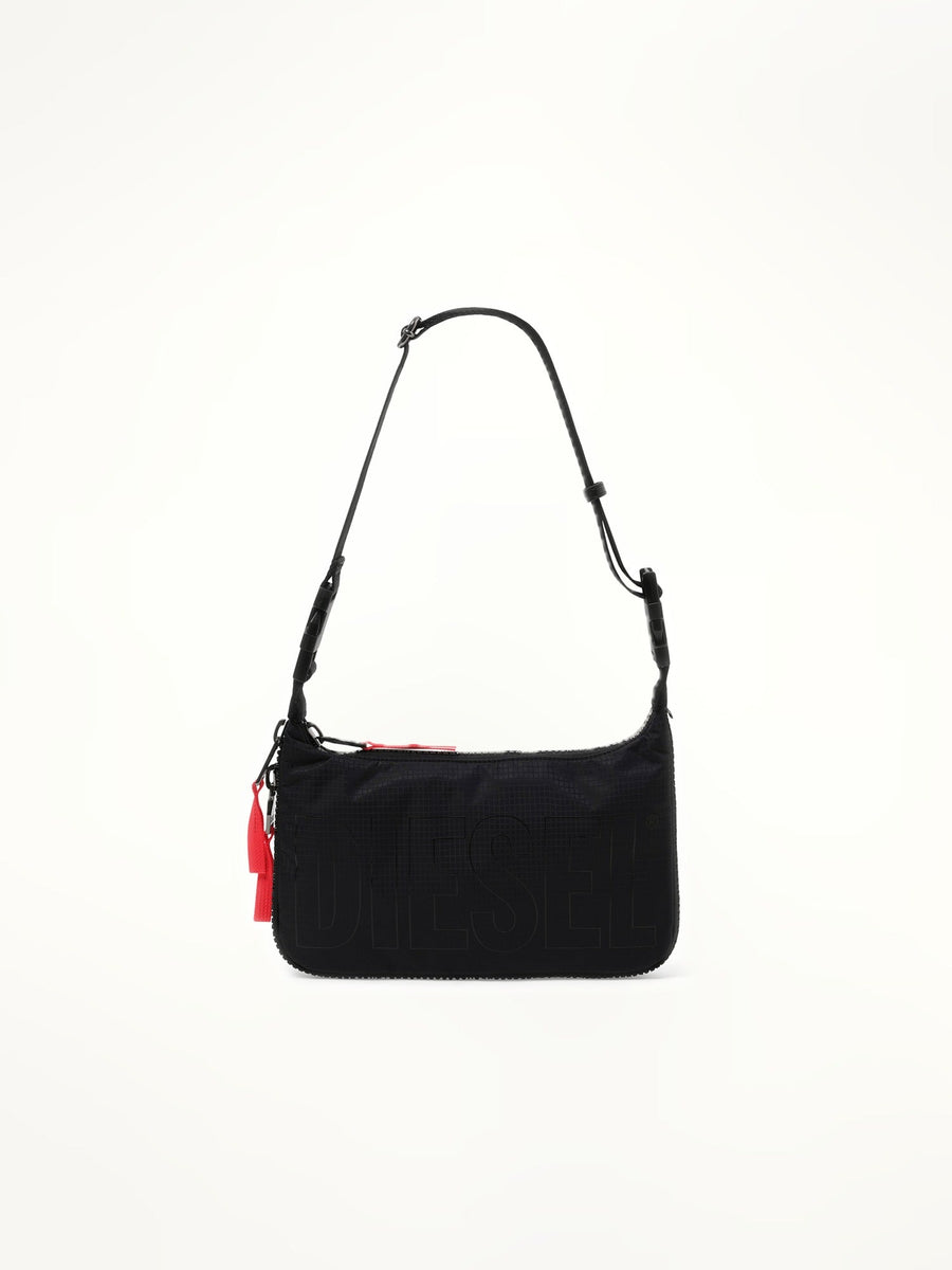 Diesel Zip-D Shoulder Bag in Black