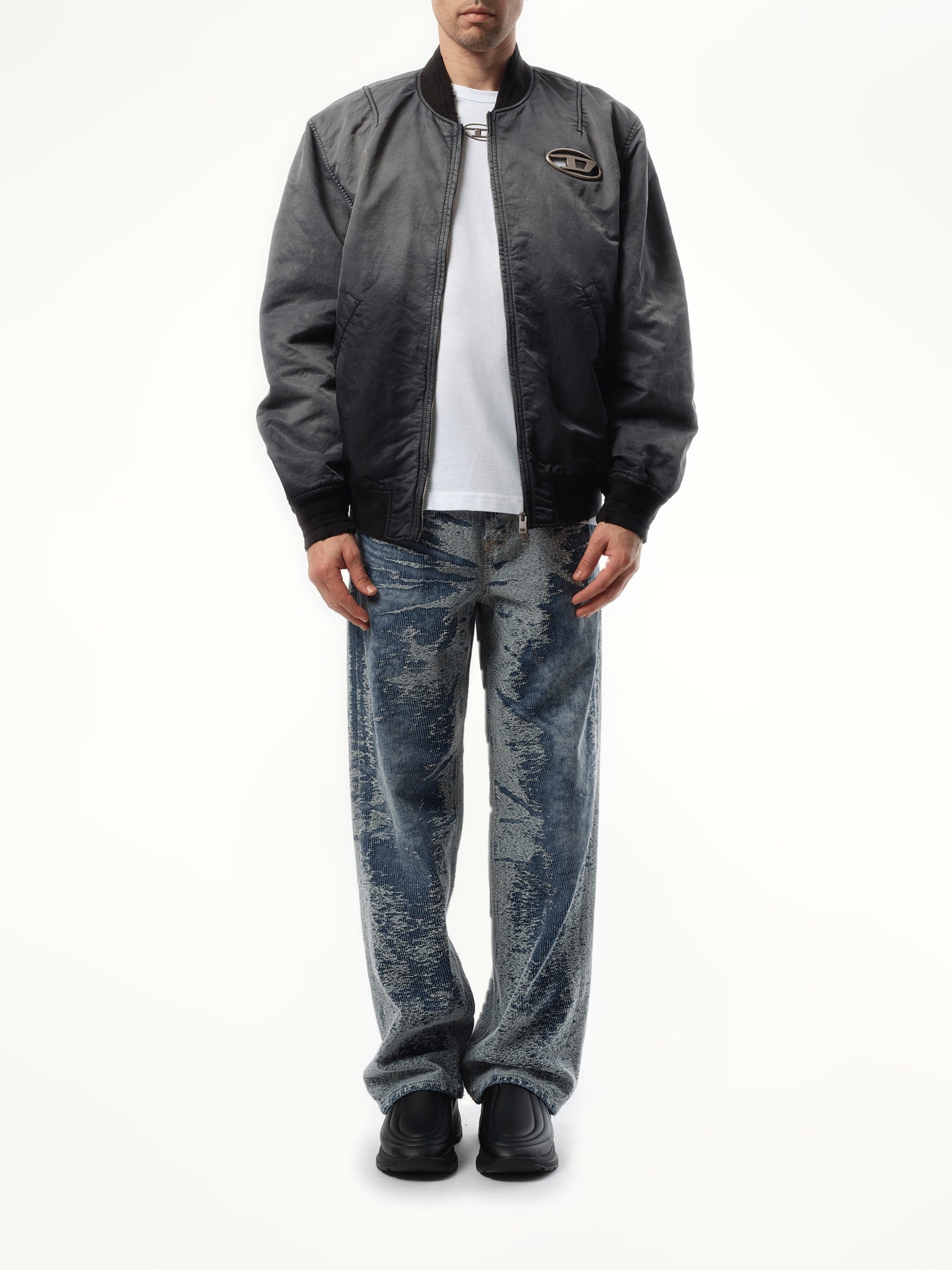Diesel J-Kepes Bomber Jacket in Blue