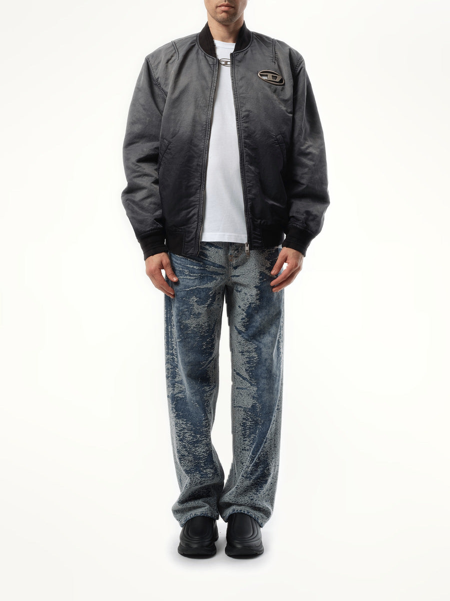 Diesel J-Kepes Bomber Jacket in Blue