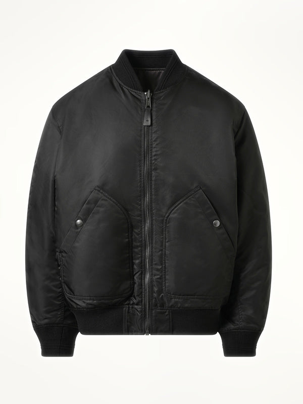 Diesel J-Held Bomber Jacket in Black