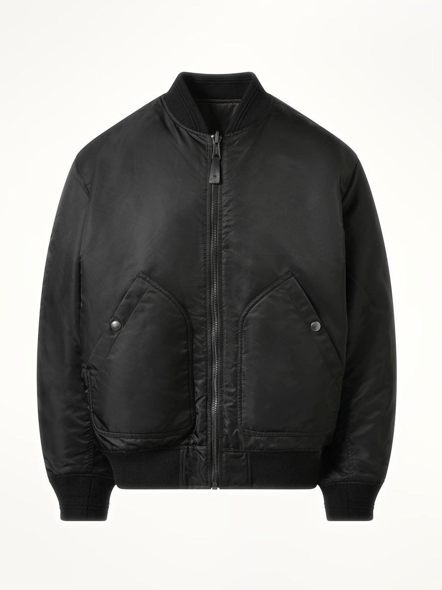 Diesel J-Held Bomber Jacket in Black