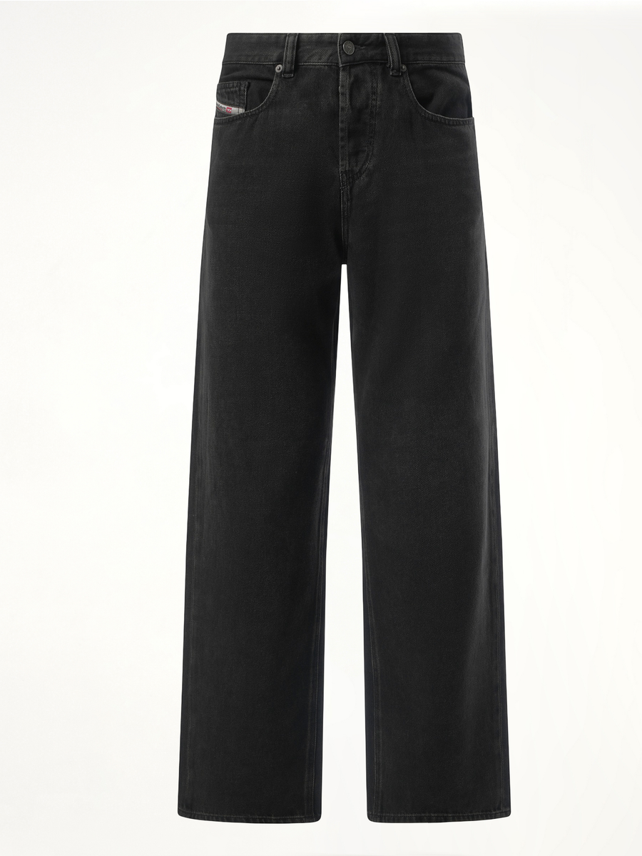 2001 D-Macro Jeans in Black/Dark Grey