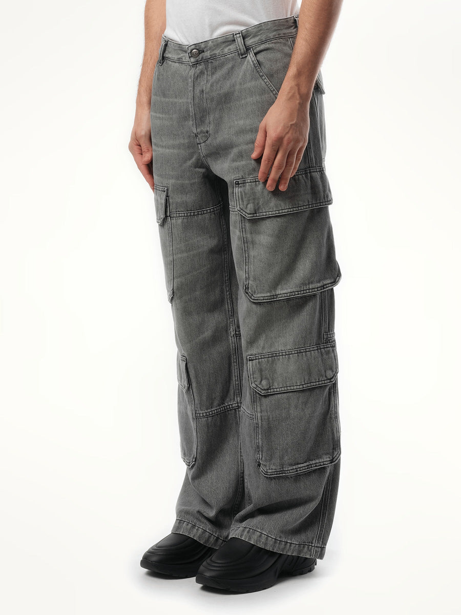 Diesel D-Touch Cargo Pants in Grey