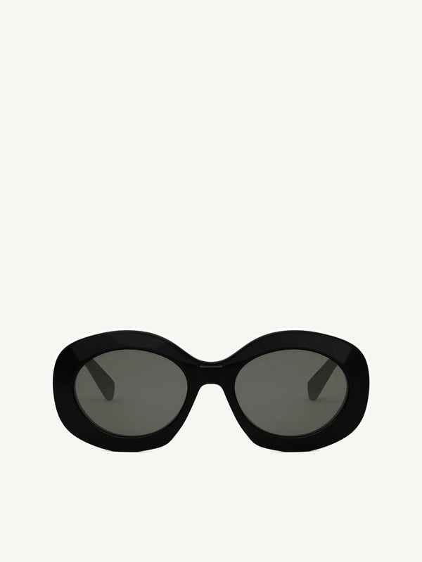 Celine CL40292U 5401A Acetate Sunglasses in Black/Silver