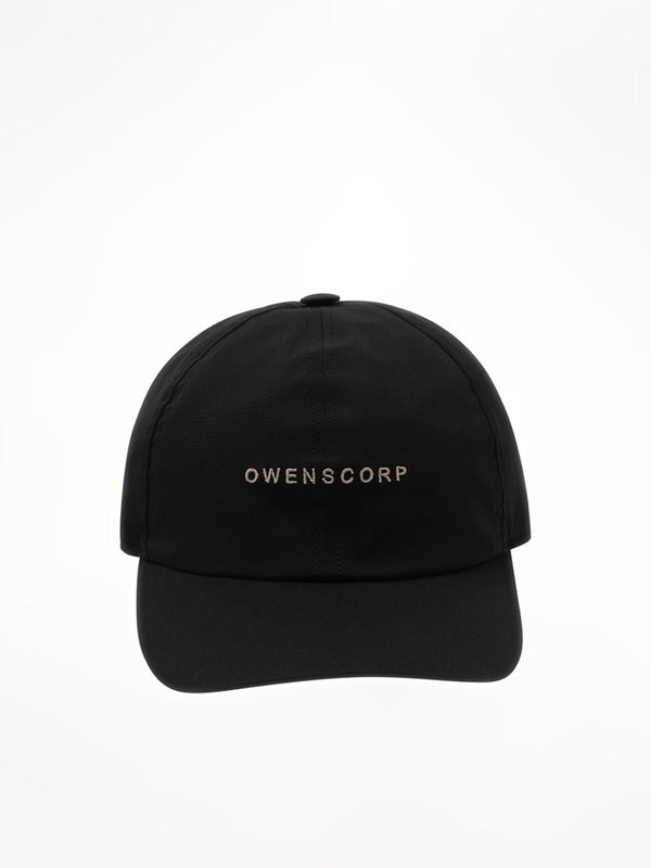 Rick Owens Owenscorp Baseball Cap in Black