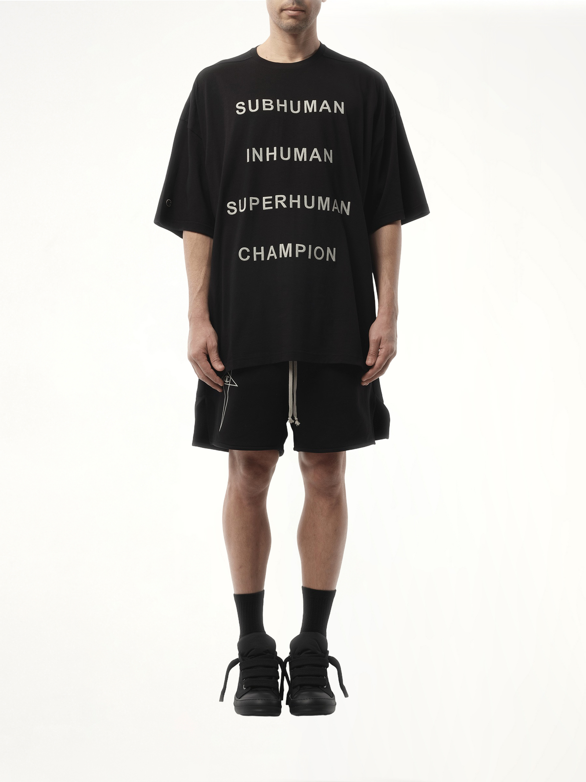 블랙 챔피언 x DRKSHDW 토미 티