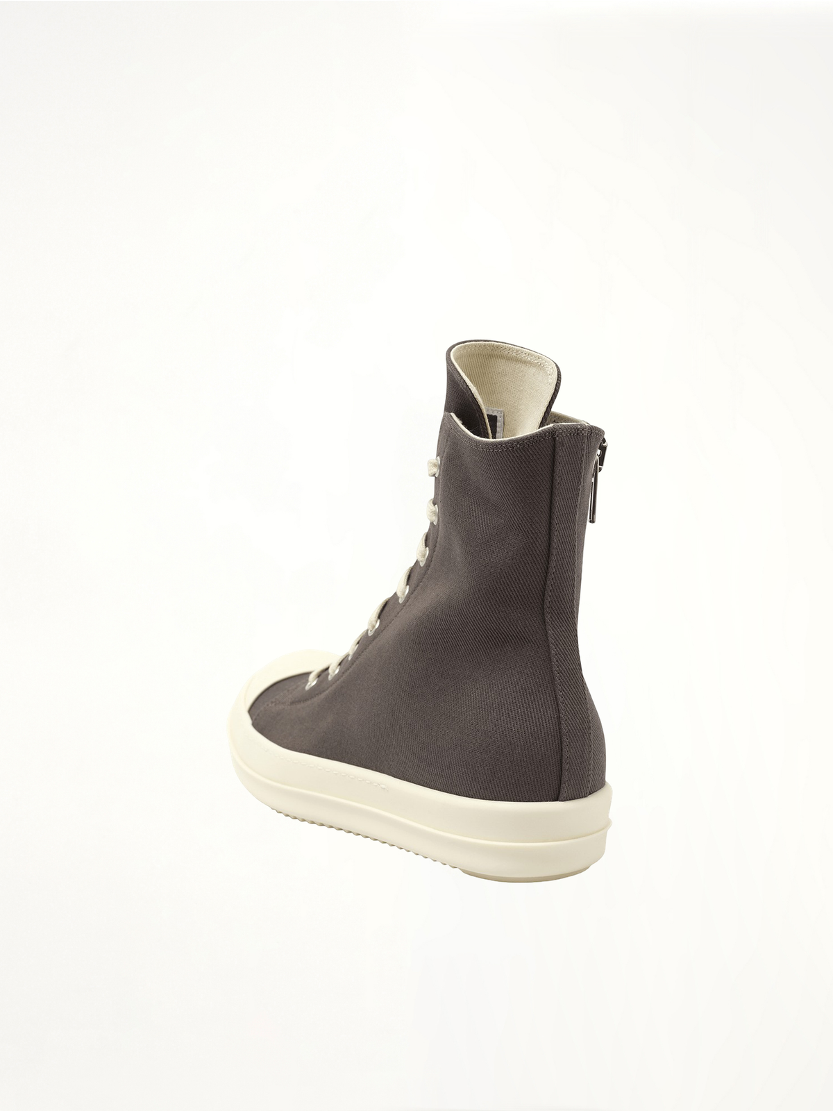 Sneaks in Dark Dust/Milk Back View | RICK OWENS DRKSHDW