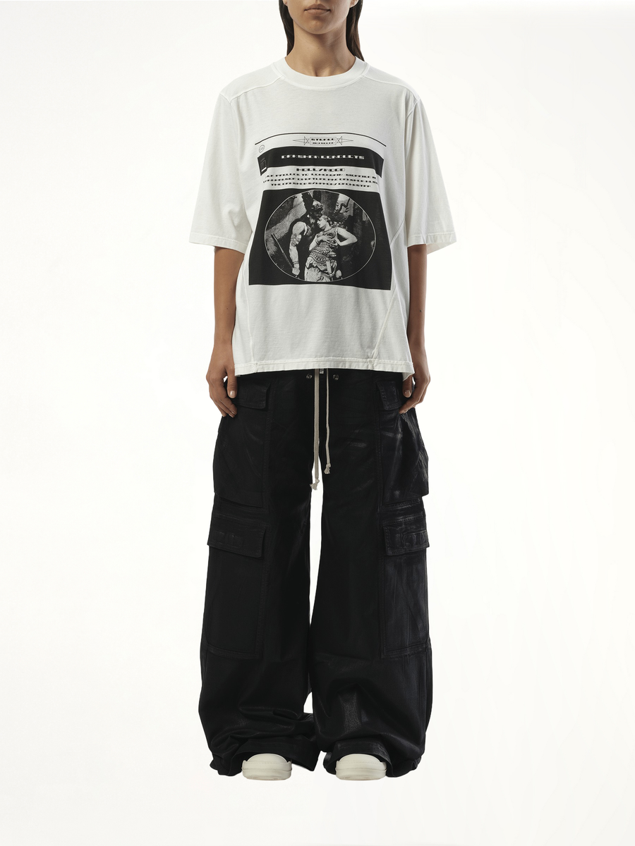 Opera Print Walrus T-Shirt in Milk/Black