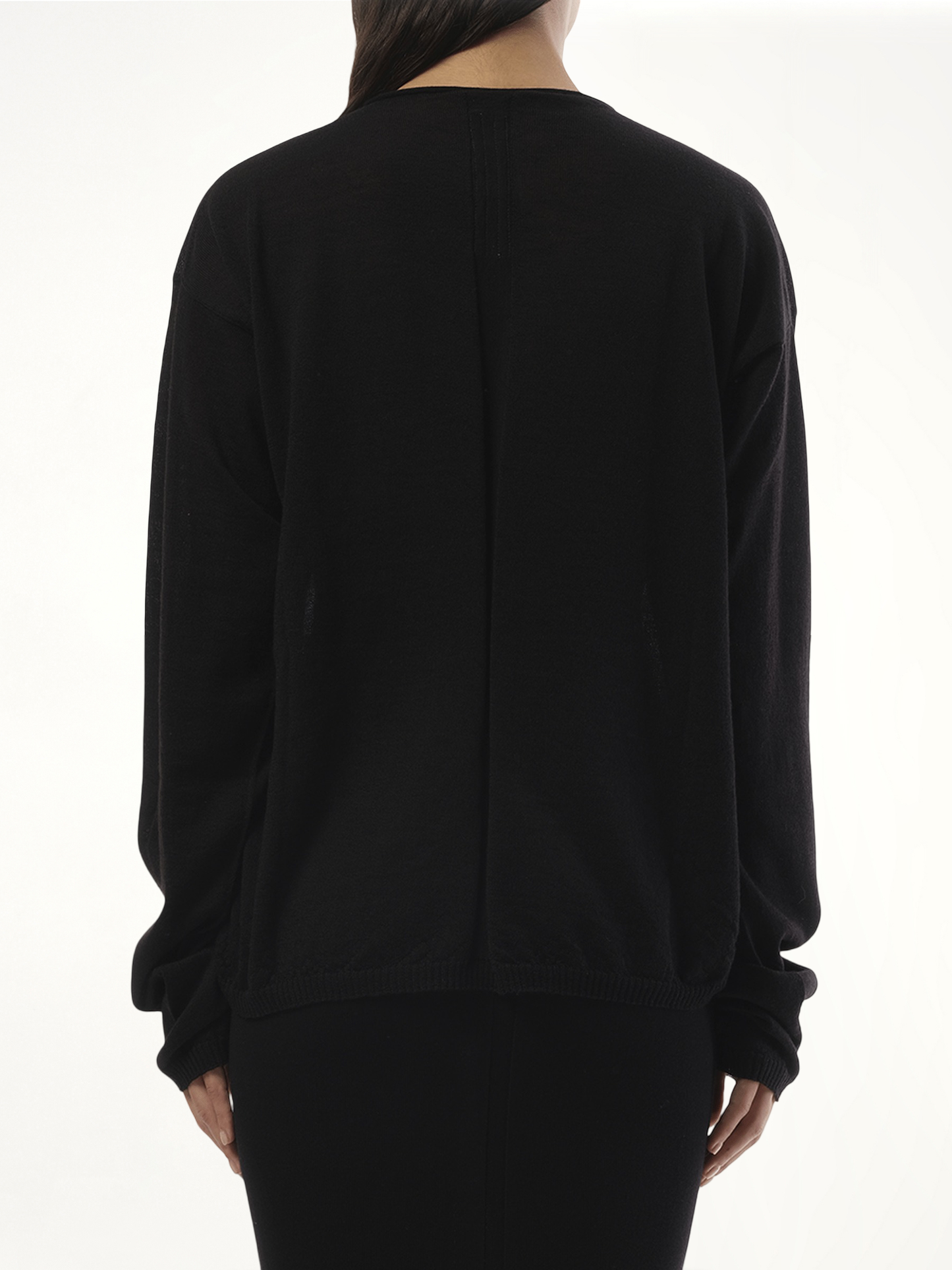 Knit Pullover in Black