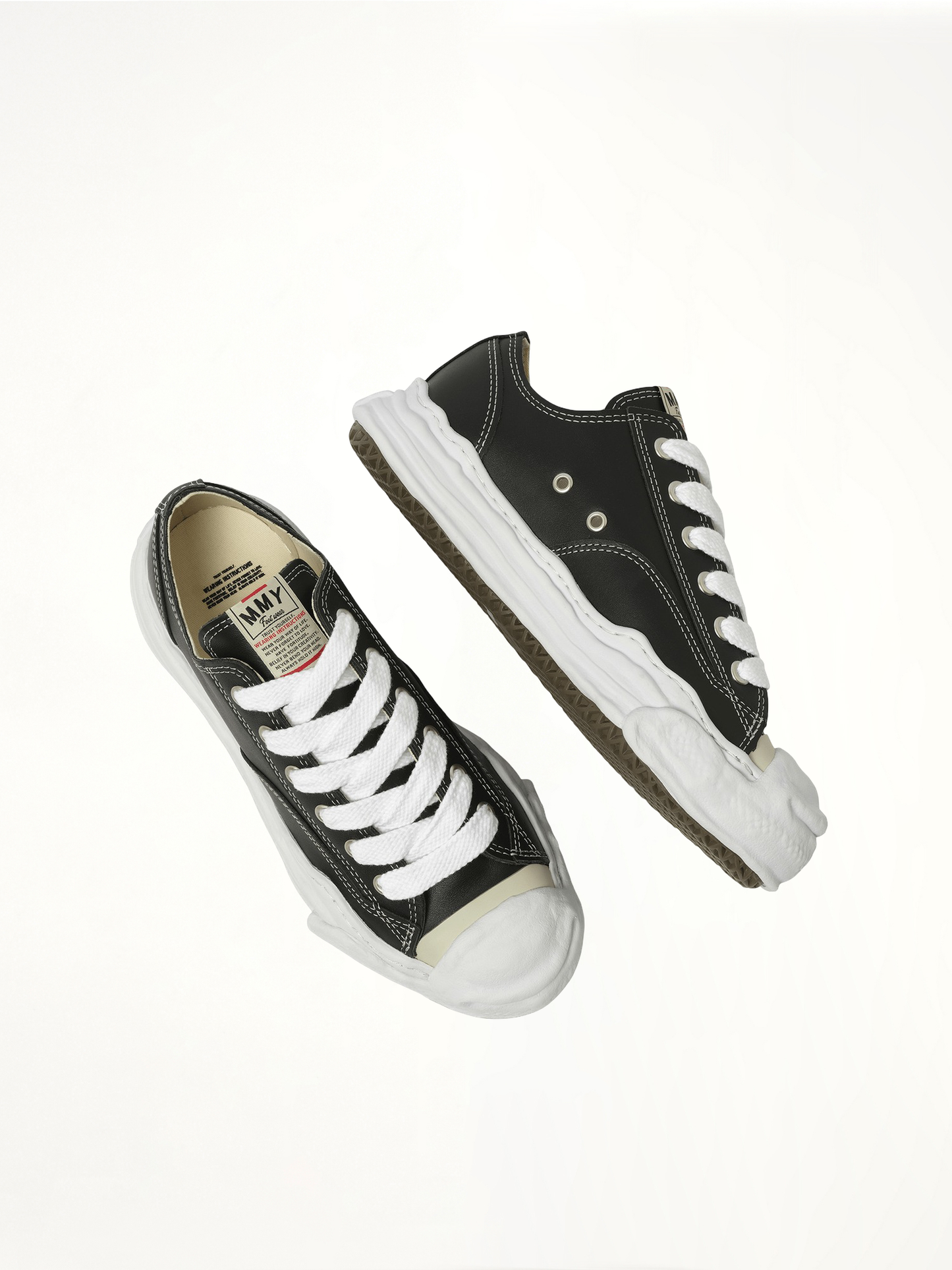 Hank OG Leather Sneaker in Black