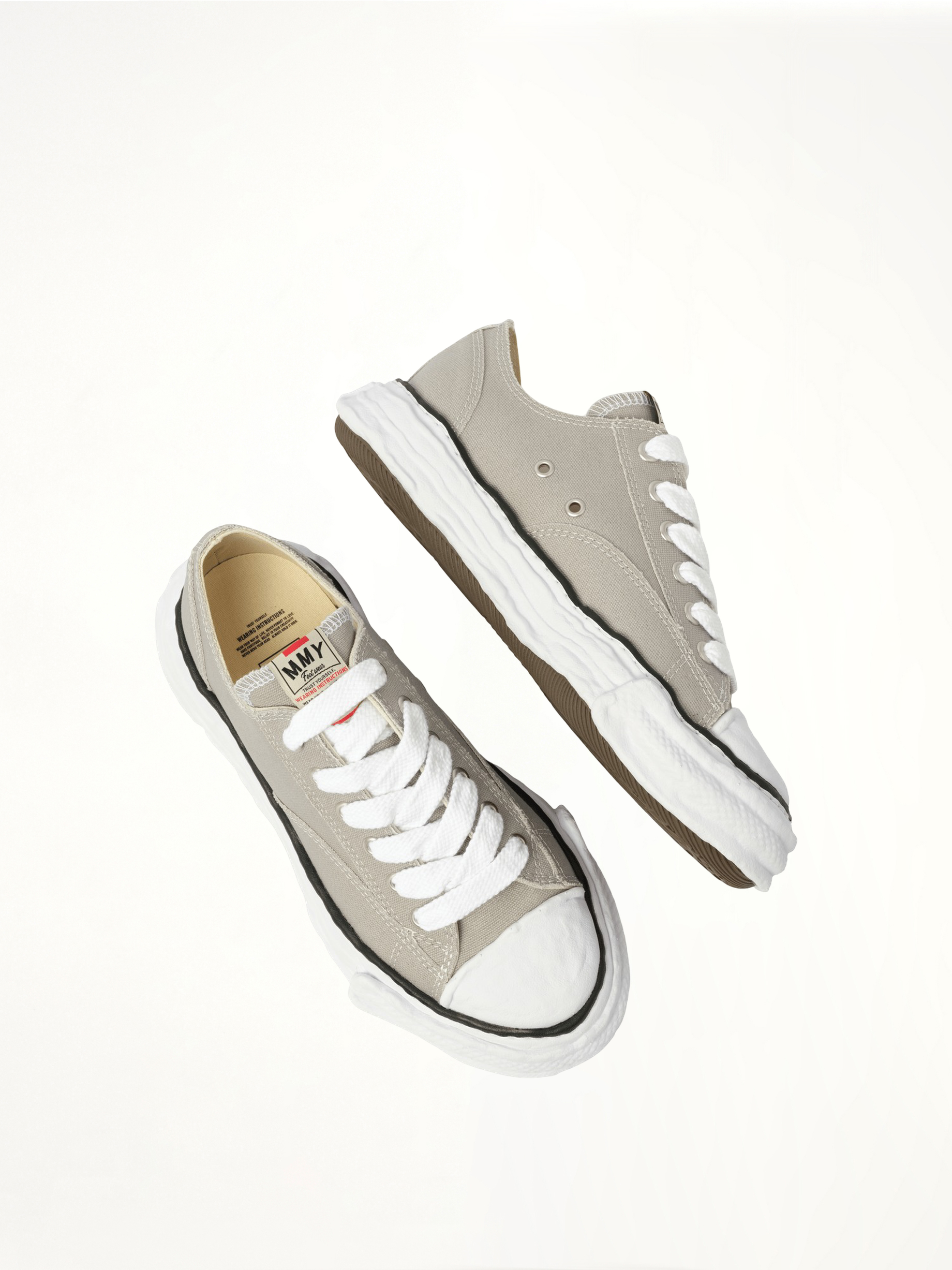 Peterson 23 OG Sneaker in Gray Top View | MAISON MIHARA YASUHIRO