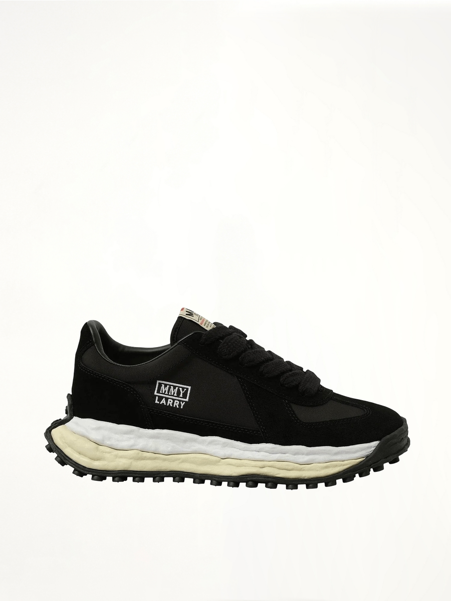Larry OG Sneaker in Black Side View | MAISON MIHARA YASUHIRO