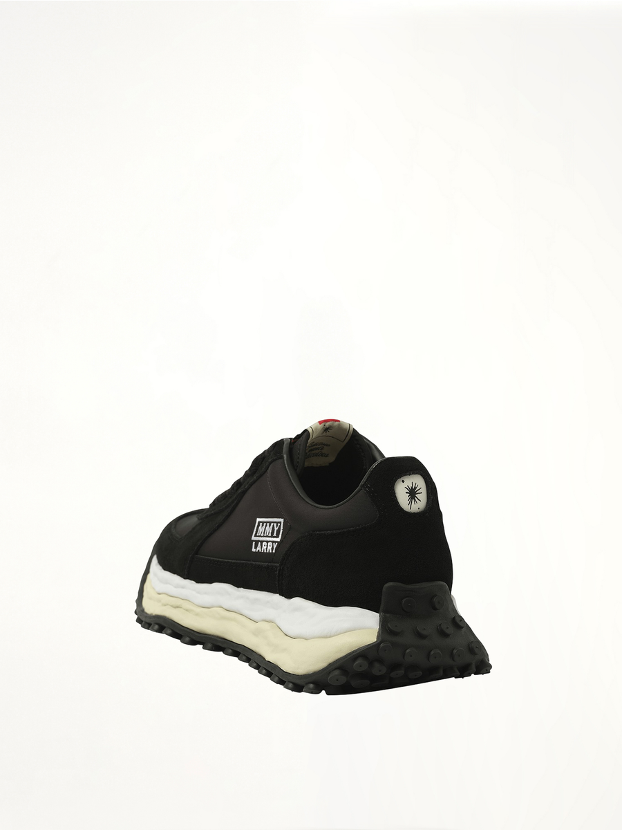 Larry OG Sneaker in Black Back View | MAISON MIHARA YASUHIRO