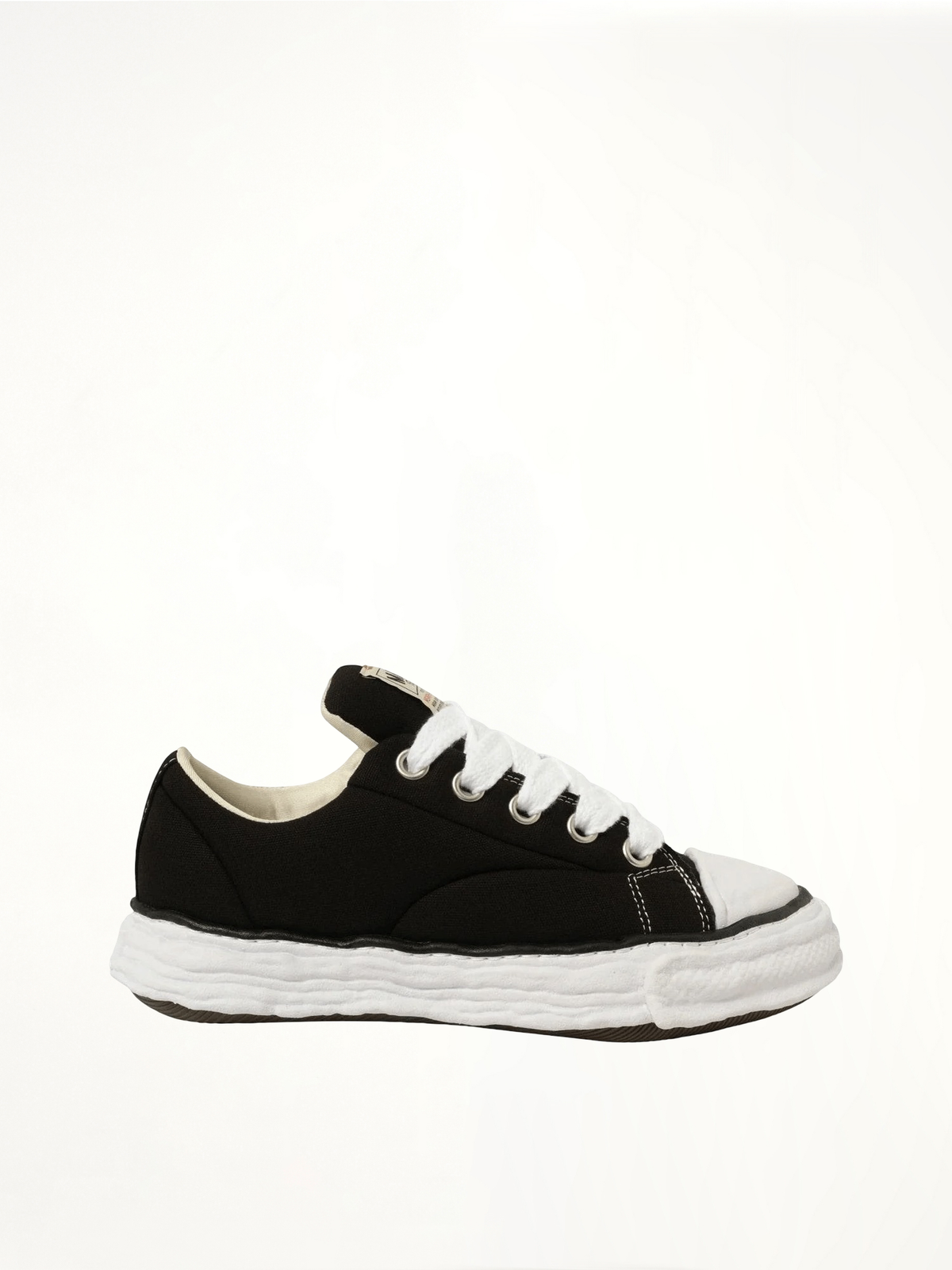 Peterson 23 OG Padded Sneaker in Black Side View | MAISON MIHARA YASUHIRO