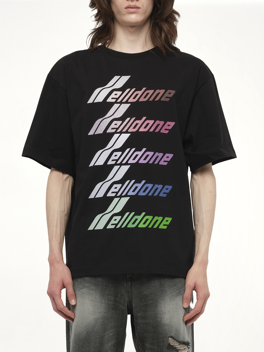 Multi-Logo T-Shirt in Black
