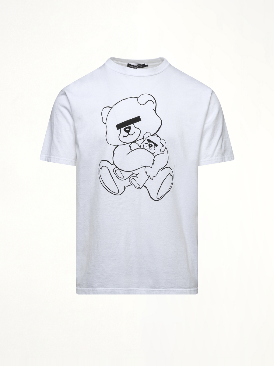 Teddy Bear Printed T-Shirt in White