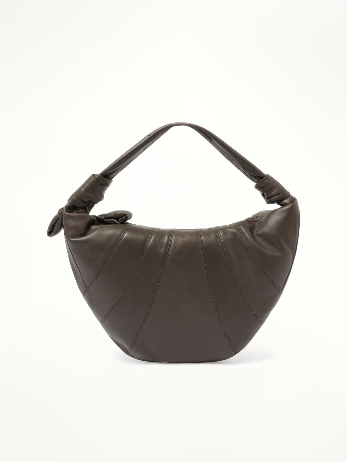 Lemaire Fortune Croissant Bag in Mink