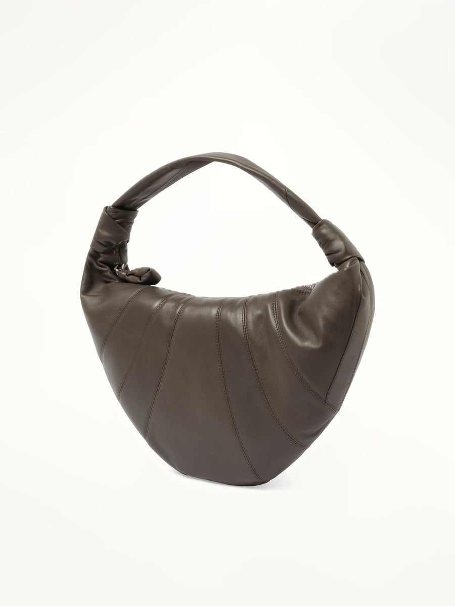Lemaire Fortune Croissant Bag in Mink