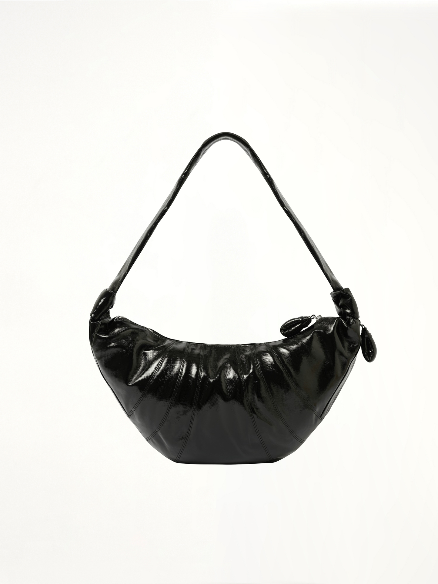 Large Croissant Bag in Black