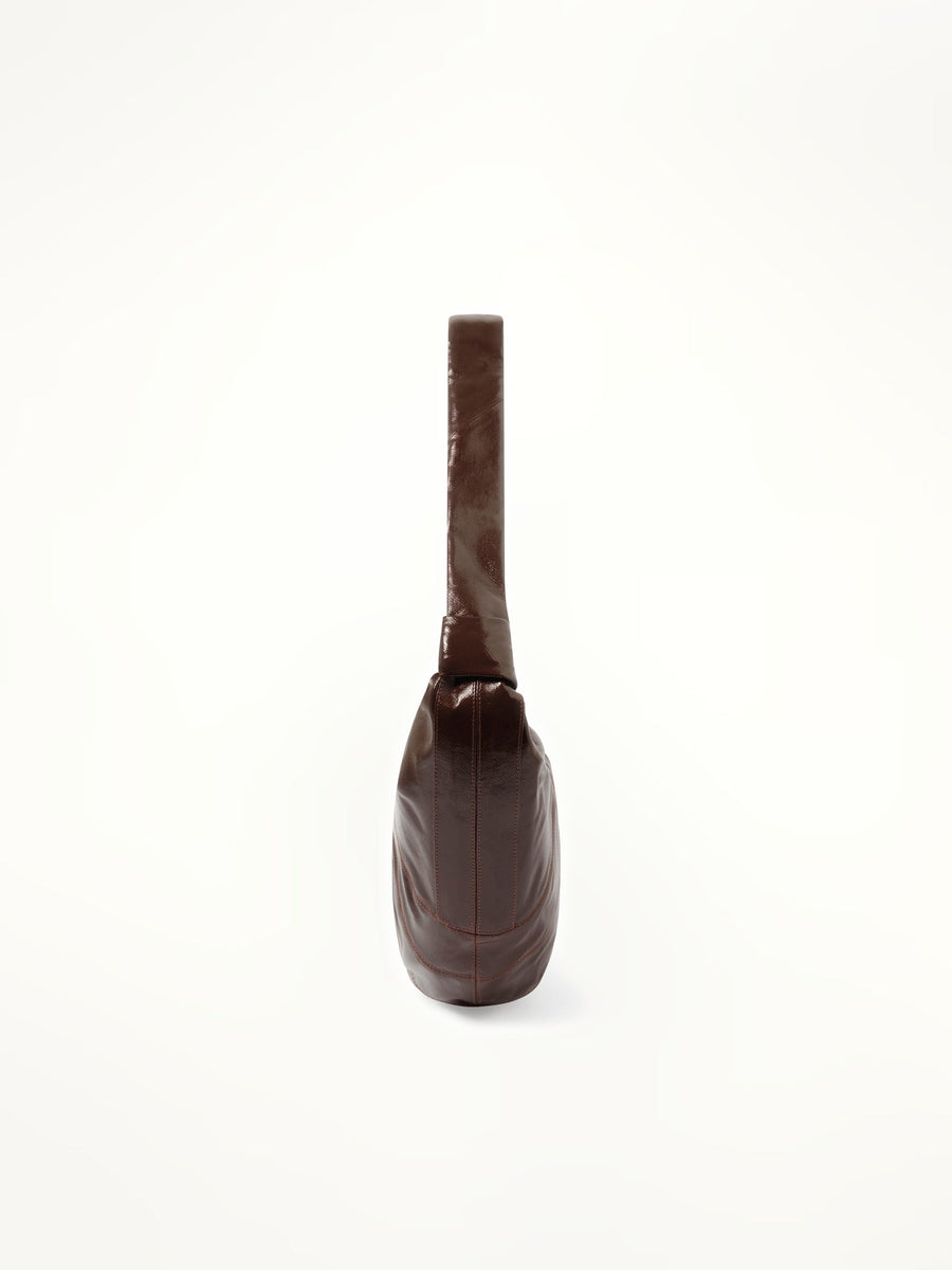 Lemaire Large Croissant Bag in Chocolate Fondant