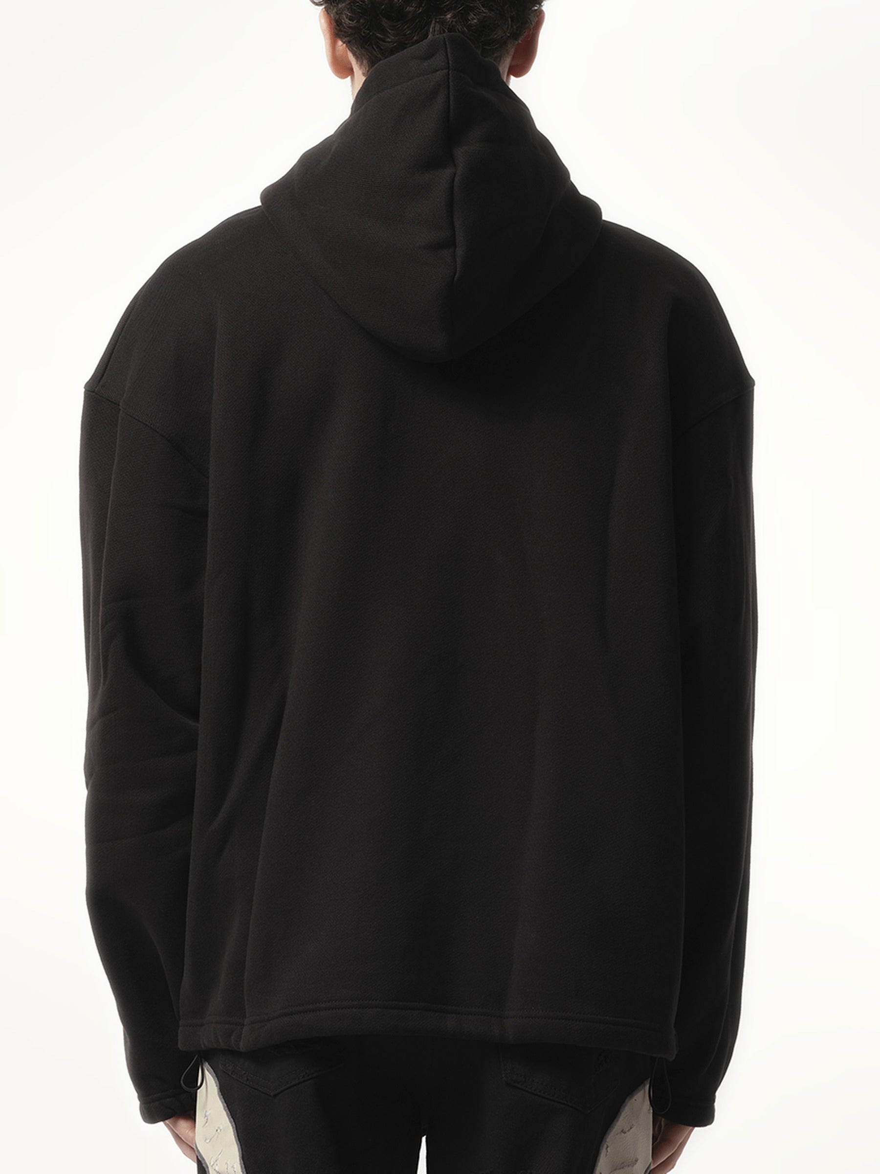 Thug Club Color Emblem Hoodie in Black