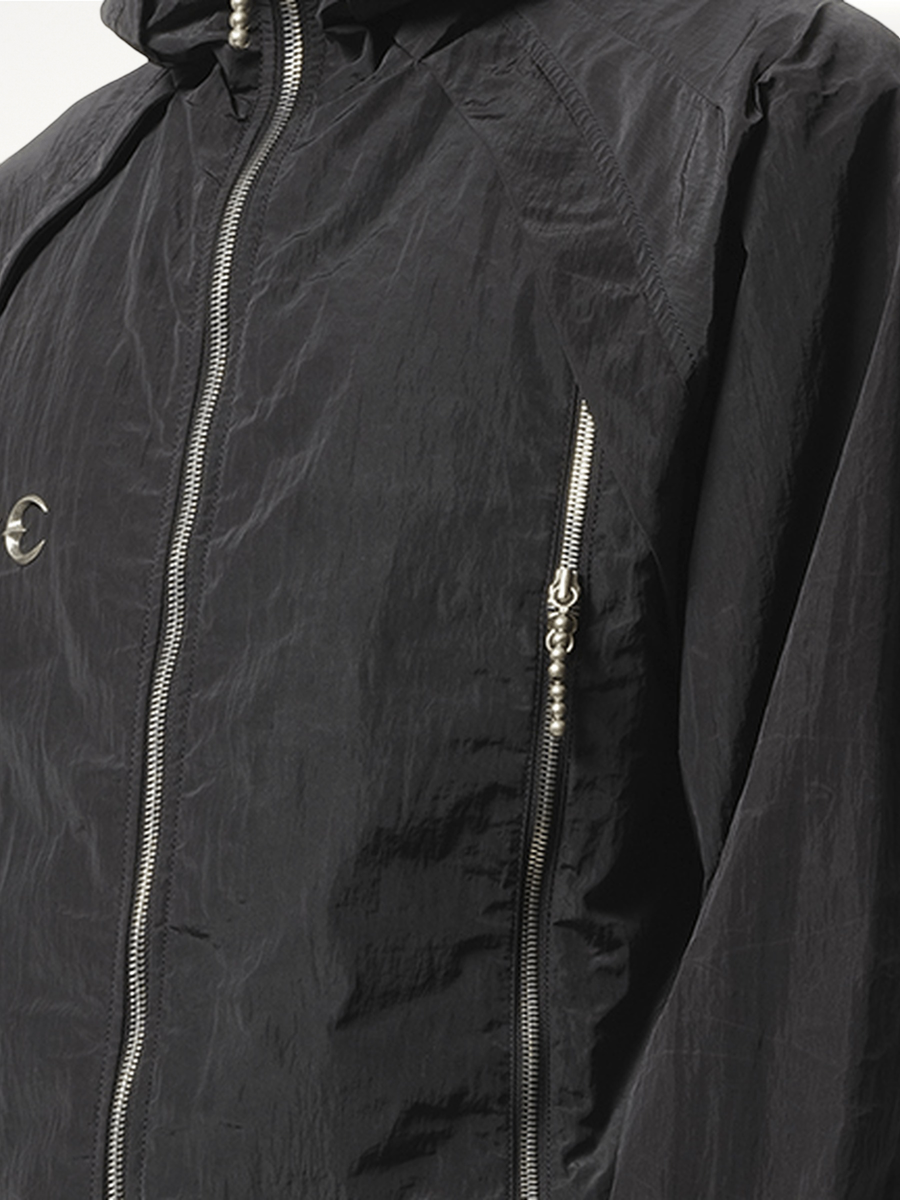 Scarred Wind Soldier Jacket in Black