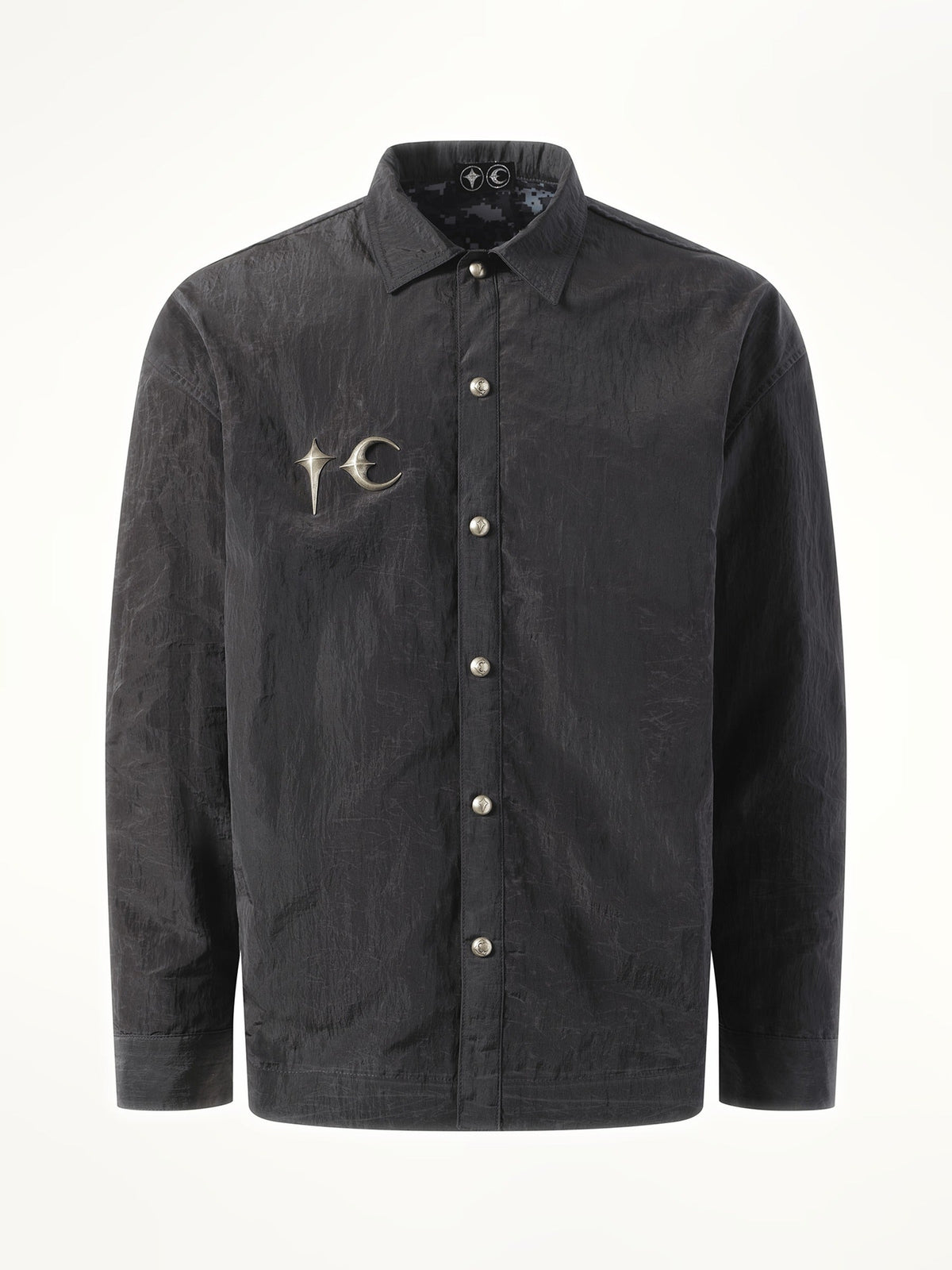 Thug Club Scarred Officer Shirt in Black