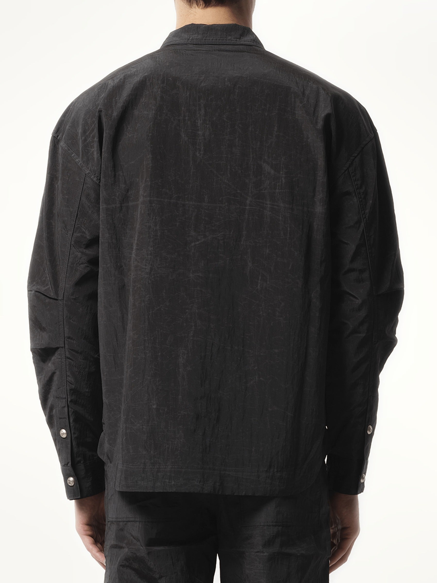 Thug Club Scarred Officer Shirt in Black