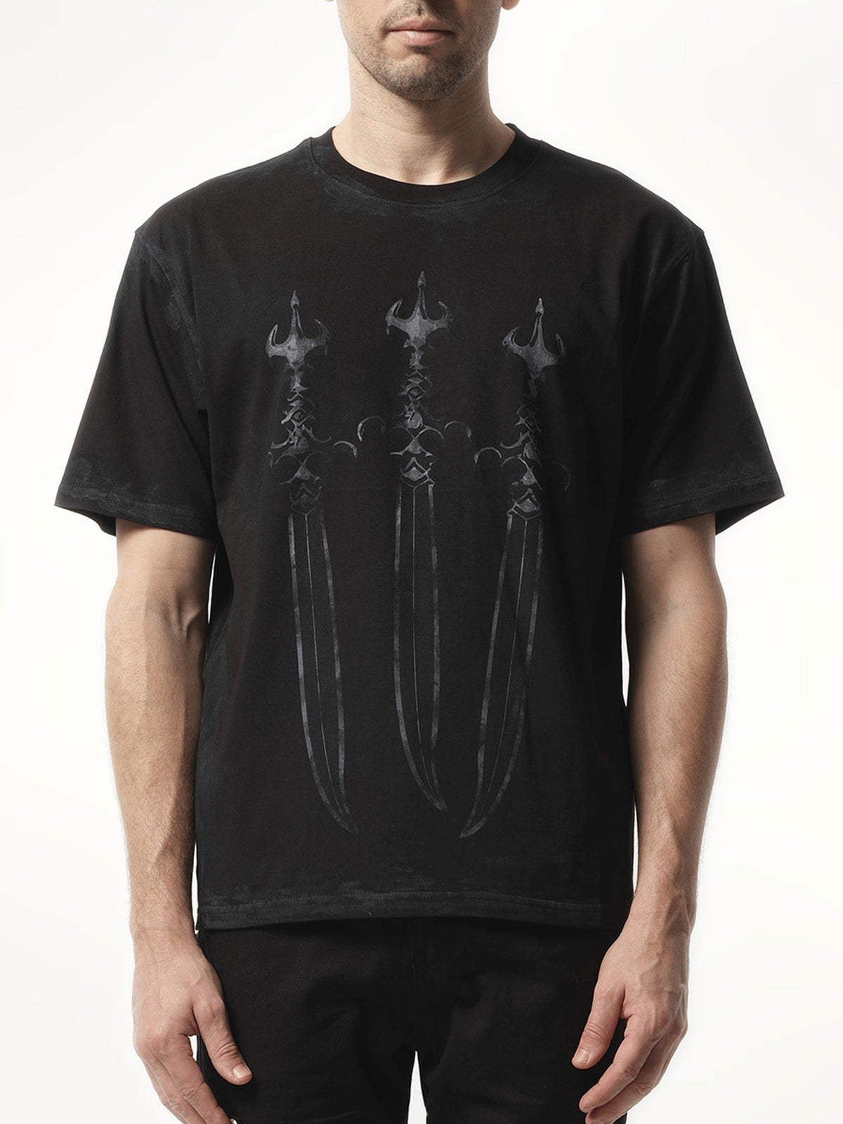 Thug Club SanToRyu Master T-Shirt in Black