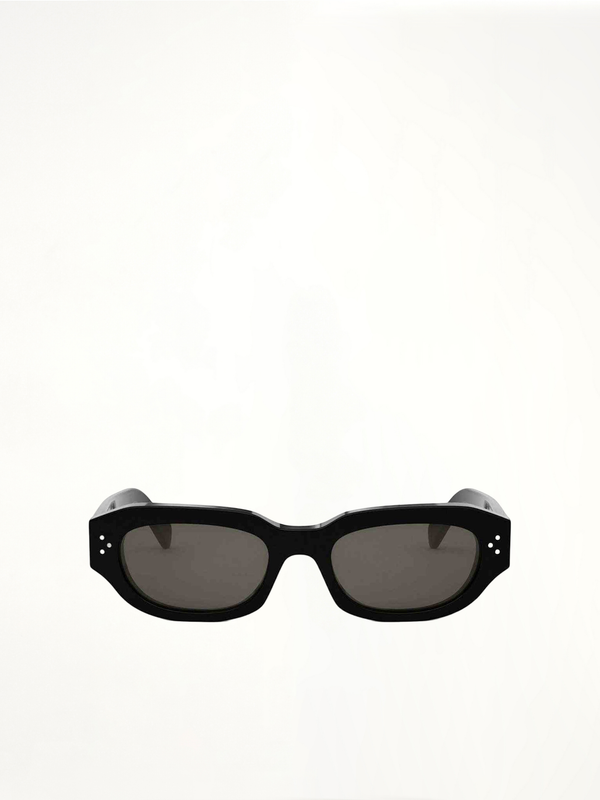Celine CL40314I Acetate Sunglasses in Black/Silver