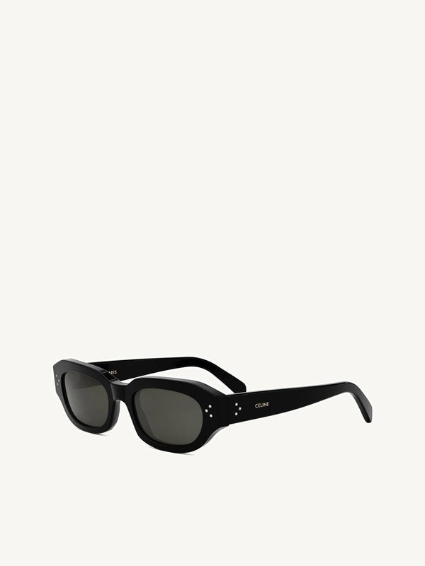 Celine CL40314I Acetate Sunglasses in Black/Silver