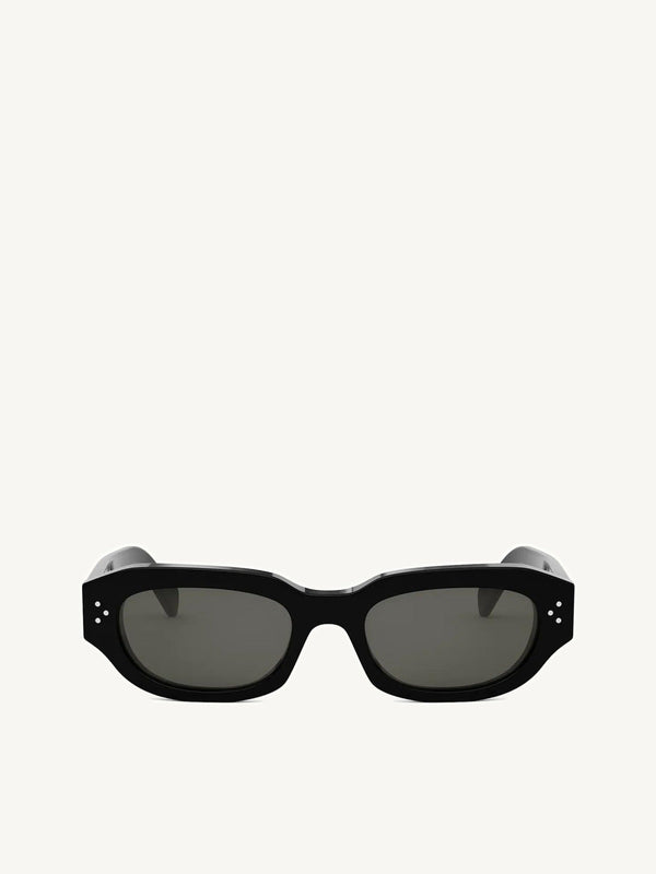 Celine CL40314I Acetate Sunglasses in Black/Silver