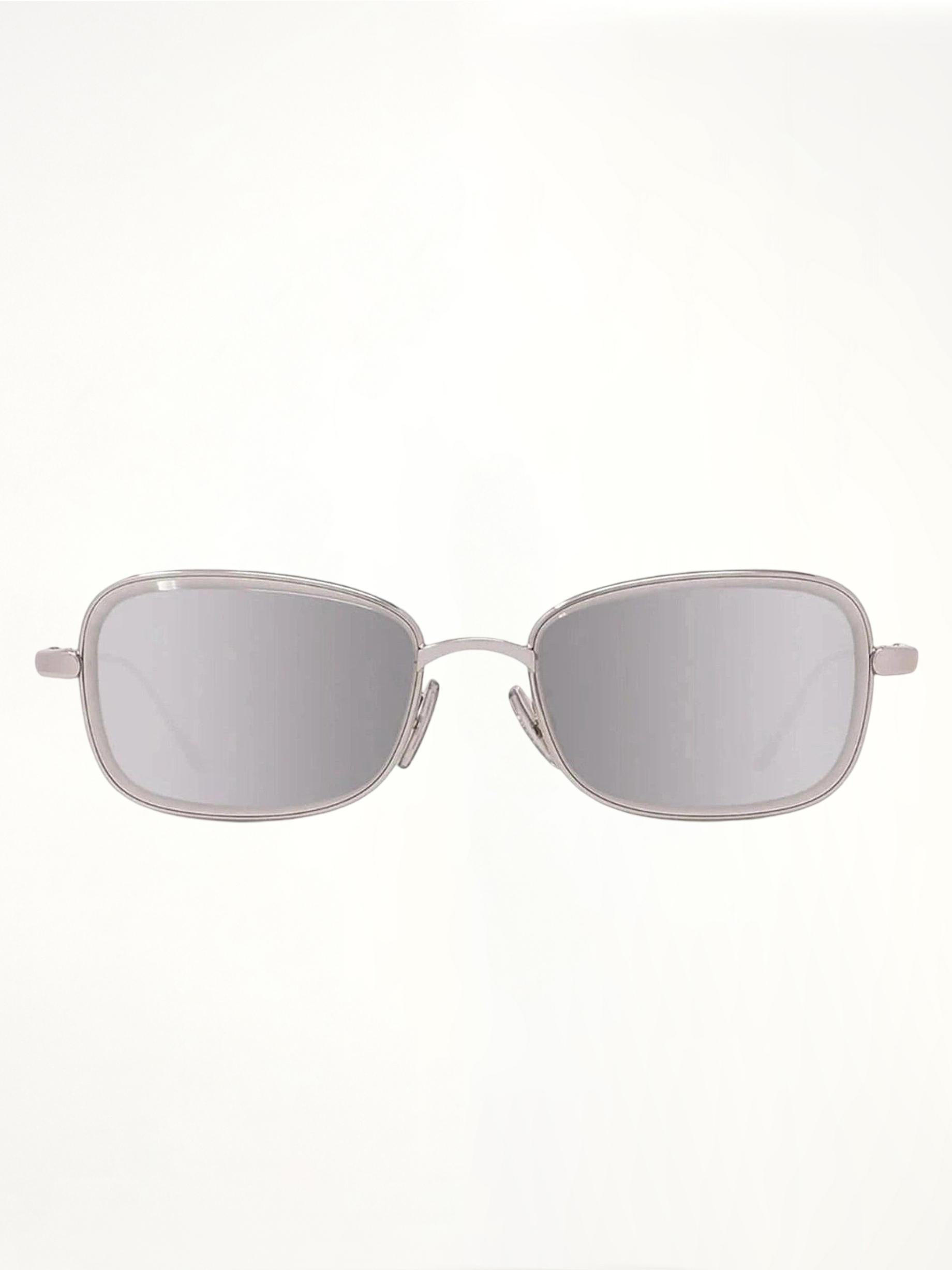 Loewe LW40159U Metal Sunglasses in SIlver