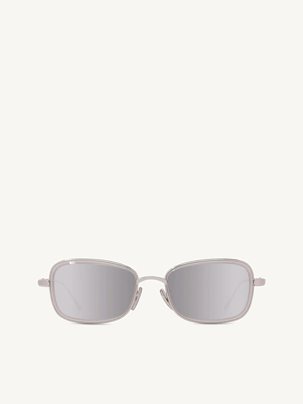 Loewe LW40159U Metal Sunglasses in SIlver